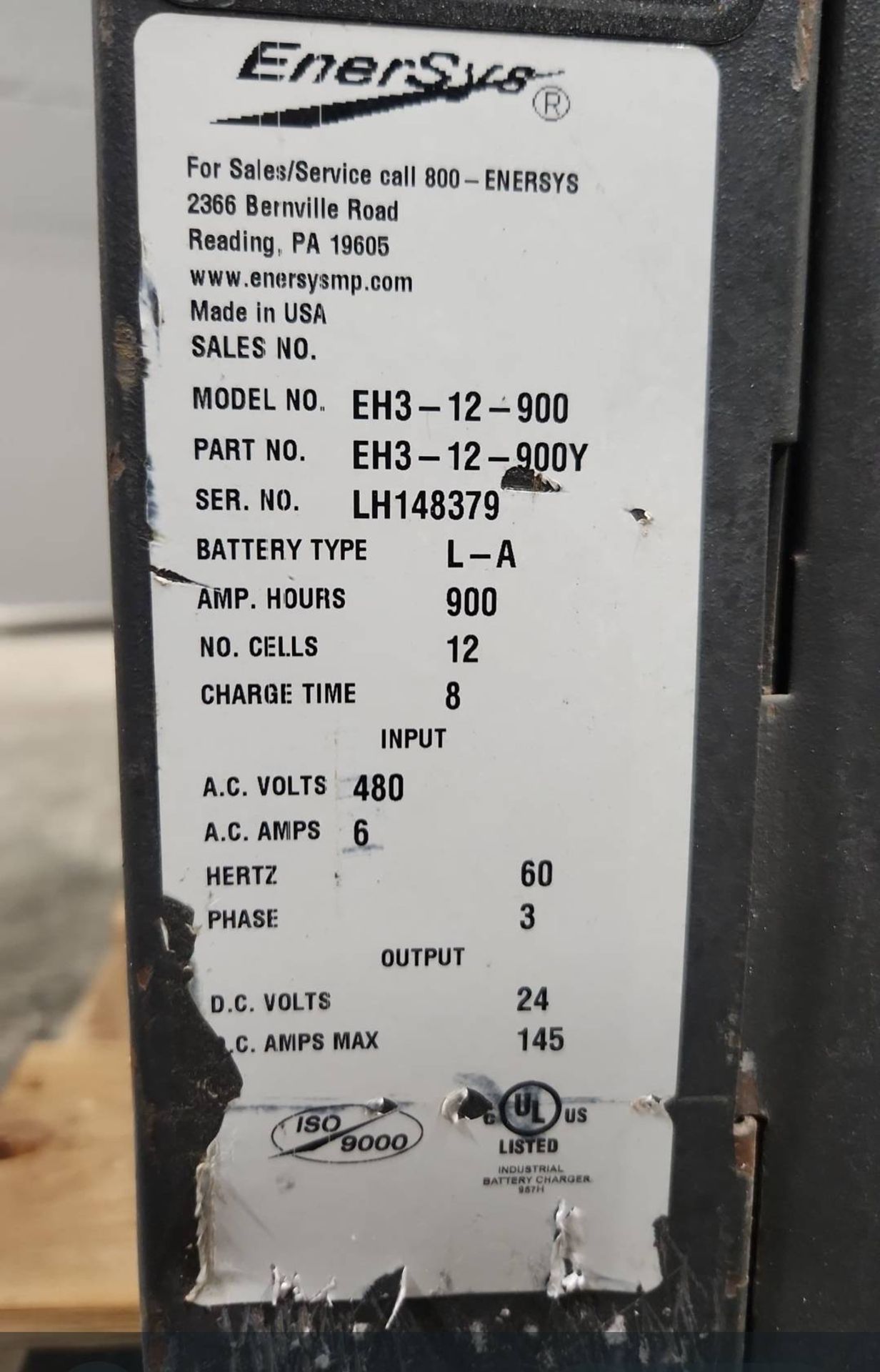 EnerSys EnForcer HF Multi 24 Volt Electric Forklift Battery Charger. - Image 3 of 3