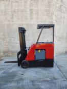 2018 Raymond Model: 425-C40TT 4,000LB Stand Up Counterbalance Electric Forklift. 3-Stage Mast 189"