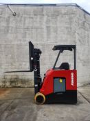 2017 Raymond Model: 425-C40TT 4,000LB Stand Up Counterbalance Electric Forklift. Hours: 9,955. 3-