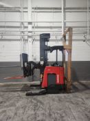 2019 Raymond Model: 735-R45TT 4,500lb Capacity. Single Reach Electric Forklift with Battery, Lowered