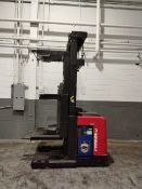 2015 Raymond Model: 560-OPC30TT 3,000LB Electric Order Picker Forklift. 9,640 Hours