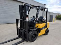 2022 Yale Model GP060M 6,000lb Capacity Cushion Tire LP Powered Forklift.
