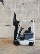 2017 UniCarriers Model: MCJ1B1L18E 3,500lb Sit Down Counterbalance Electric Forklift.