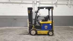 2017 Yale ERC050VGN 5,000LB Sit Down Counterbalance Forklift.