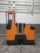 Hubtex Model: MS16 3,500Lb Capacity 4-wheel electric multidirectional sideloader