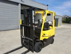 Hyster S50FT 5,000LB Capacity. Cushion Tires, LP Powered Forklift, 3 Stage Mast