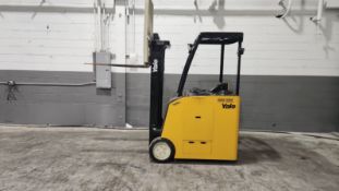 2018 Yale Model: ESC030A 3,500LB Capacity Stand Up Counterbalance Electric Forklift. Hours: 1,760