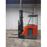 Toyota Model: 8BNCU18 3,500LB Capacity. Stand Up Counterbalance Electric Forklift.