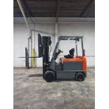 Toyota Model: 7FBCU45 10,000lb Capacity Electric Forklift. Hours: 1,735!