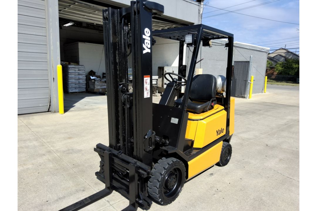 Yale Model: GLC050 5,000LB LP Powered Forklift. Hours: 6,603 - Image 1 of 9