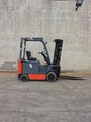 Toyota Model: 8FBCU32 6,500lb Capacity 48V Electric Forklift, Cushion Tires