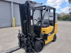 2019 Yale Model: GLC080VXN 8,000LB Capacity, LP Powered, Forklift