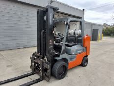 Toyota Model: 7FGCU45-BCS 10,000lb Capacity Internal-Combustion (IC) Cushion-Tire Forklift