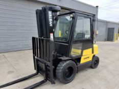 Hyster Model: H45XM 3,000lb Capacity Internal-Combustion (IC) Pneumatic-Tire Forklift