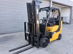 Yale GLC080VXNKAE094 7,350LB LP Cushion Tire Forklift, 200.8" Lift Height