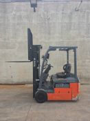 Toyota Model: 8FBE15U 3,000lb Capacity Electric Forklift
