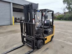Komatsu FG15HT-16 2,500lb Capacity LP Powered Pneumatic Tire Forklift