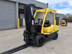 Hyster H70FT 7,000LB LP Pneumatic Tire Forklift, 181.9" Lift