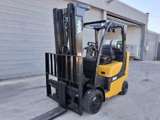 Yale GLC080VXNTAE094 7,350LB LP Cushion Tire Forklift, 200.8" Lift, 48" Forks