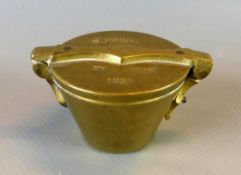 Bechergewichte, Messing, Driesen, 1856, Deutsch, fehlende Teile