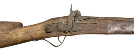 Primitive Percussion Muzzle-Loading Shotgun Rifle, North Africa, Possibly From Franco-Morrocan War