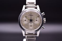 Minerva Fine and Rare Chronograph Ref VD712, C.1950s Valjoux 72 Men's Wristwatch