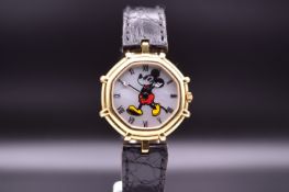 Gérald Genta 18k Yellow Gold ‘Fantasy Mickey Mouse’ Wristwatch, Ref. G2850.7 MOP Dial