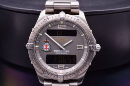 Breitling Aerospace Rare Limited Edition RAF No. 41 Squadron Titanium Wristwatch Ref: E56062 **/41