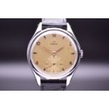 Omega Jumbo Oversized Dress Watch Ref. 2505-2 Omega Strap & Buckle 1950