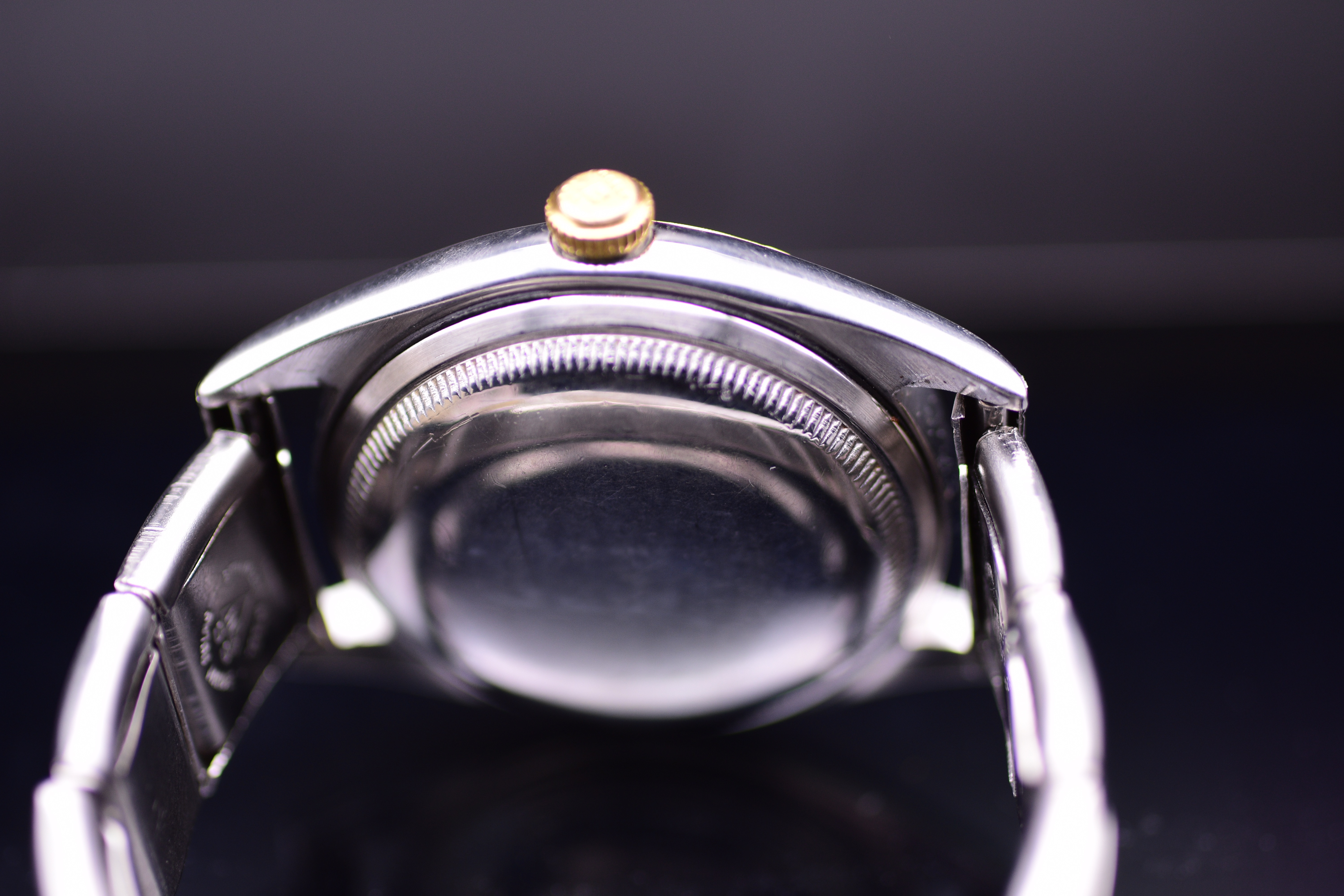 Rolex Oyster Perpetual Big Bubbleback Ref 5029 Stainless Steel Gold Original Chronometer Certificate - Image 7 of 13