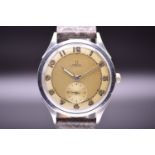 Omega Rare Ref. 2374/2 Bumper Automatic Wristwatch Patina Dial, c.1945