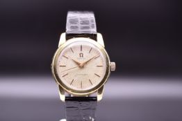 Omega 2814-1 Rare Dress Watch Seamaster Automatic Wristwatch Honeycomb Waffle Dial 1954