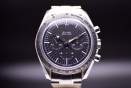 Omega Speedmaster 57 Broad Arrow Reissue Ref. 3594.50.00 1991 with Card