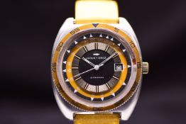 Jaquet Droz 50 Atmospheres 'Depth Gauge' Ref: 1057.  Stainless Steel Automatic Diver's Wristwatch c 