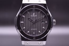 Hublot Classic Fusion A Fine 42mm 'Black Magic' Ceramic and Titanium Wristwatch