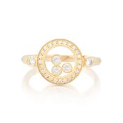 CHOPARD: DIAMOND-SET 'HAPPY DIAMONDS' RING