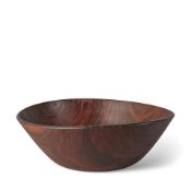 BOB STOCKSDALE (1913-2003) TURNED WOOD BOWL Berkeley, California, late 20th century, black walnu...