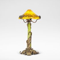 Emile Gallé 'Umbel' table lamp, circa 1900