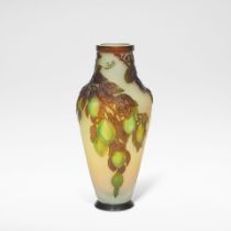 Établissements Gallé 'Aux Quetsches' or 'Plums', vase, circa 1920