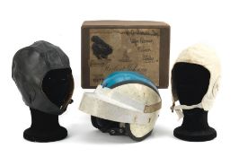 A 1960s Kangol helmet, formerly the property of Consalvo Sanesi, ((4))