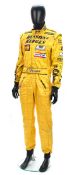 Damon Hill's Belgian Grand Prix 1998 race winning weekend used overalls, by Sparco,