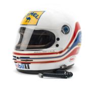 A used Martin Brundle 1992 Formula 1 helmet, by Bell,