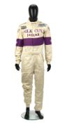 Eddie Cheever's Silk Cut Jaguar Monza 1988 race overalls, by Jaybrand,
