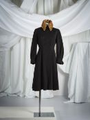 Christian Dior attribué à, collection Haute Couture, circa 1947/1949. Manteau en lainag...