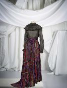 Saint Laurent Rive Gauche, collection Prêt-à-Porter, circa 1978/1980. Ensemble du soir ...