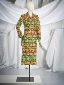 Saint Laurent Rive Gauche, collection Prêt-à-Porter, Printemps-Eté 1970. Redingote...
