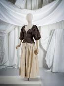 Saint Laurent Rive Gauche, collection Prêt-à-Porter, Printemps-Eté 1977. Ensemble ...