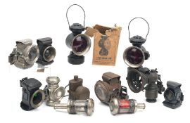 A pair of Deitz Eureka oil lamps, ((Qty))