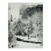 Ansel Adams (1902-1984); El Capitan, Winter, Yosemite National Park, California;