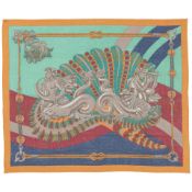 HERMÈS: ZEPHYR COTTON PAREO 140 cm x 180 cm
